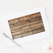 Sticker Rectangulaire Vieux bois de chêne texture arrière - plan rectang (Enveloppe)