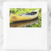 Sticker Rectangulaire Vieux Canot (Sac)