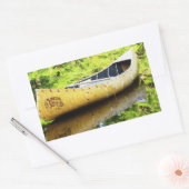 Sticker Rectangulaire Vieux Canot (Enveloppe)