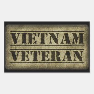 Sticker Rectangulaire Vieux-combattants du Vietnam