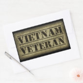 Sticker Rectangulaire Vieux-combattants du Vietnam (Enveloppe)
