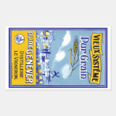 Sticker Rectangulaire Vieux Systeme Pur Grain (Devant)