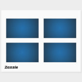 Sticker Rectangulaire Vignette bleu-noir gris (Feuille)