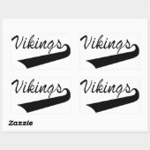 Sticker Rectangulaire Vikings (Feuille)