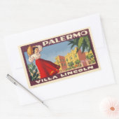 Sticker Rectangulaire Villa Lincoln (Palermo - Italy) (Enveloppe)