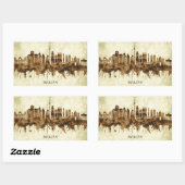 Sticker Rectangulaire Ville de Berlin (Feuille)