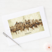 Sticker Rectangulaire Ville de Berlin (Enveloppe)