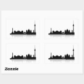 Sticker Rectangulaire Ville de Berlin_2 (Feuille)