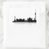 Sticker Rectangulaire Ville de Berlin_2 (Sac)