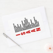 Sticker Rectangulaire Villes d'Isaan, Thaïlande (Enveloppe)