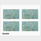 Sticker Rectangulaire Vincent van Gogh - Fleur d'amandes (Feuille)