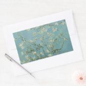 Sticker Rectangulaire Vincent van Gogh - Fleur d'amandes (Enveloppe)