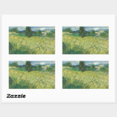 Sticker Rectangulaire Vincent van Gogh - Green Field (Feuille)