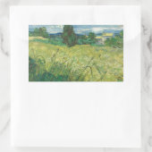 Sticker Rectangulaire Vincent van Gogh - Green Field (Sac)