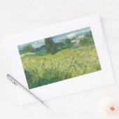 Sticker Rectangulaire Vincent van Gogh - Green Field (Enveloppe)