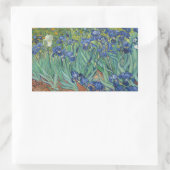 Sticker Rectangulaire Vincent van Gogh - Irises (Sac)
