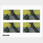 Sticker Rectangulaire Vincent van Gogh - Le Sower (Feuille)