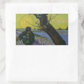 Sticker Rectangulaire Vincent van Gogh - Le Sower (Sac)