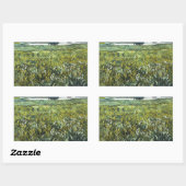 Sticker Rectangulaire Vincent van Gogh - Maison à Auvers (Feuille)