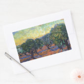 Sticker Rectangulaire Vincent Van Gogh Olive Grove Impressionnisme Art (Enveloppe)
