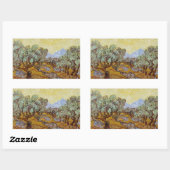 Sticker Rectangulaire Vincent van Gogh - Olive Trees (Feuille)