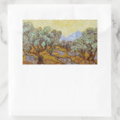 Sticker Rectangulaire Vincent van Gogh - Olive Trees (Sac)