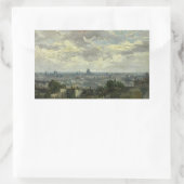 Sticker Rectangulaire Vincent van Gogh - Vue de Paris (Sac)
