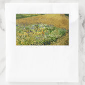 Sticker Rectangulaire Vincent van Gogh - Wheatfield (Sac)