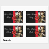 STICKER RECTANGULAIRE VINEYARD VIN ANTIQUE GRÂCE AU VINEYARD SAVOIR-FAIR (Feuille)