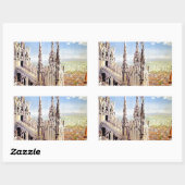 Sticker Rectangulaire Vintage (Feuille)