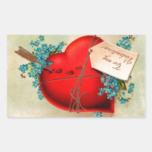 Sticker Rectangulaire Vintage Big Red