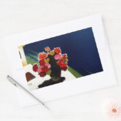 Sticker Rectangulaire Vintage Capri Italie Voyage (Enveloppe)