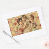 Sticker Rectangulaire Vintage Children (Enveloppe)