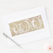 Sticker Rectangulaire Vintage Fairy Tale Mermaid Art (Enveloppe)