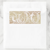 Sticker Rectangulaire Vintage Fairy Tale Mermaid Art (Sac)