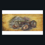 Sticker Rectangulaire Vintage Farm<br><div class="desc">Vintage</div>