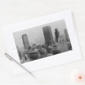 Sticker Rectangulaire Vintage New York (Enveloppe)