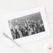 Sticker Rectangulaire Vintage New York (Enveloppe)