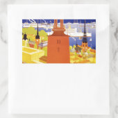Sticker Rectangulaire Vintage Stockholm (Sac)