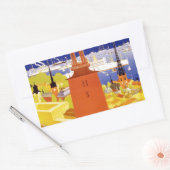 Sticker Rectangulaire Vintage Stockholm (Enveloppe)