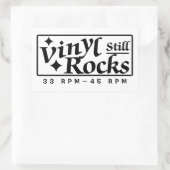 Sticker Rectangulaire Vinyl Rocks 33 tr/min 45 tr/min (Sac)