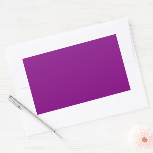 Sticker Rectangulaire Violet (Enveloppe)