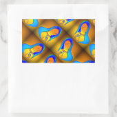 Sticker Rectangulaire Virgin of Guadalupe (Sac)