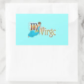 STICKER RECTANGULAIRE VIRGO (Sac)