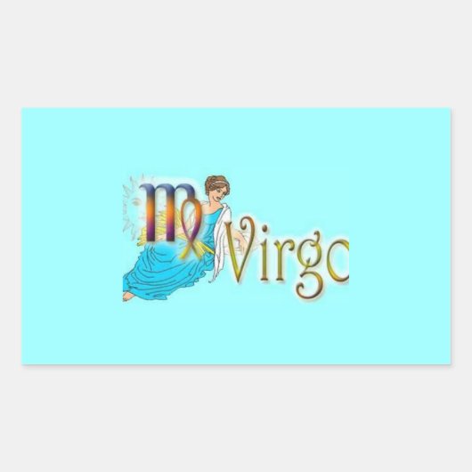 STICKER RECTANGULAIRE VIRGO (Devant)