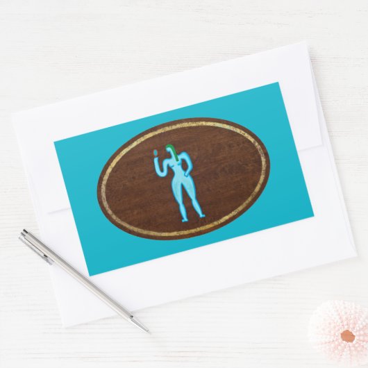 Sticker Rectangulaire Virgo 2008 (Enveloppe)