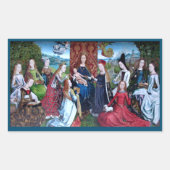 Sticker Rectangulaire Virgo inter Virgines (M 070) (Devant)