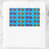 Sticker Rectangulaire Vision De L'Amour (Sac)