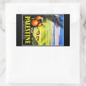 Sticker Rectangulaire Visiter la Palestine ~ Voir la beauté ancienne res (Sac)