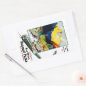 Sticker Rectangulaire Visitez Vos Parcs Nationaux Far West (Enveloppe)